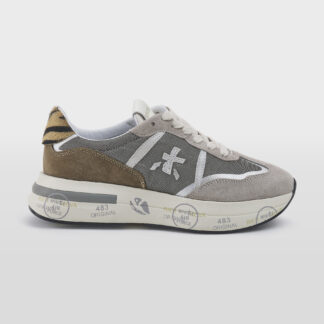 premiata DONNA Donna SNEAKERS CASSIE FANGO ANIMALIER 36, 37-2, 38-2, 39-2, 40, 41-2 immagine n. 1/5