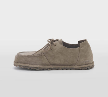 BIRKENSTOCK UNISEX SCARPA ANATOMICA UTTY CAMOSCIO TAUPE 36, 37-2, 39-2 immagine n. 2/4