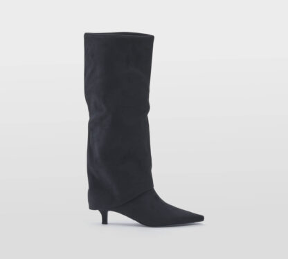 steve madden DONNA Donna STIVALE CAMOSCIO NERO 36, 37-2, 37, 38-2, 38, 39-2, 40, 41-2 immagine n. 1/5