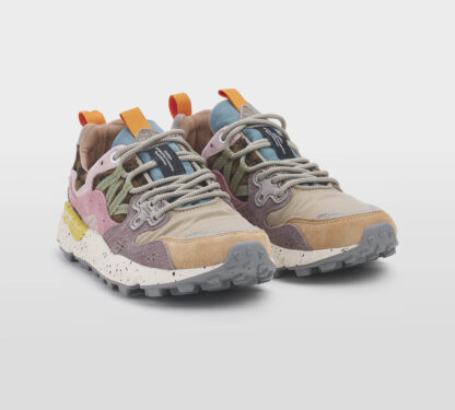 FLOWER MOUNTAIN DONNA Donna SNEAKERS CAMOSCIO MULTICOLOR CIPRIA MUSTARD 36, 37-2, 38-2, 39-2, 41-2 immagine n. 3/5
