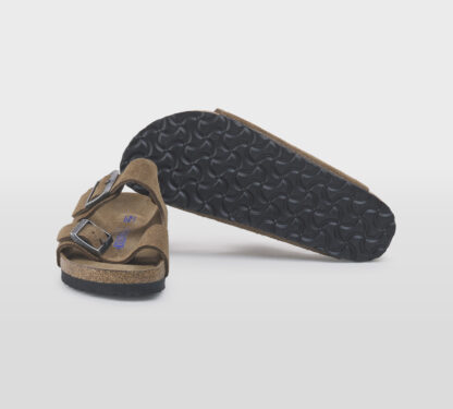 BIRKENSTOCK DONNA CIABATTA ANATOMICA ARIZONA CAMOSCIO DARK TEA 35, 36, 37-2, 38-2, 39-2, 40, 41-2, 42, 43-2, 44-2, 45-2 immagine n. 5/5