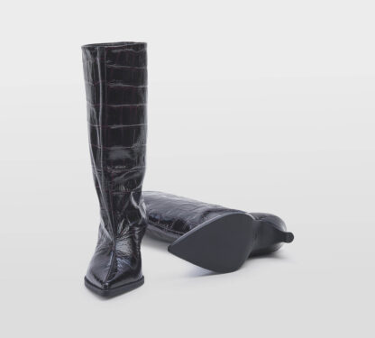 ELENA iachi DONNA Donna STIVALE PELLE BORDO' STAMPA COCCO 36, 37-2, 37, 38-2, 39-2, 40, 41-2 immagine n. 5/5