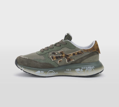 premiata DONNA Donna SNEAKERS LAURYN MILITARE MACULATO 36, 37-2, 38-2, 39-2, 40 immagine n. 2/5