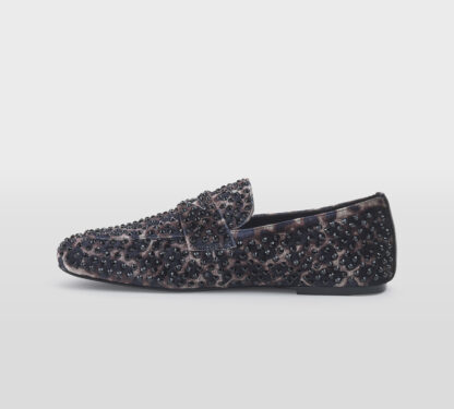 STRATEGIA DONNA Donna MOCASSINO VELLUTO MACULATO SWAROVSKY 37-2, 38-2, 39-2, 41-2 immagine n. 2/3