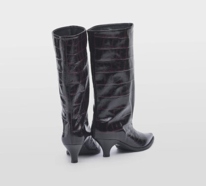 ELENA iachi DONNA Donna STIVALE PELLE BORDO' STAMPA COCCO 36, 37-2, 37, 38-2, 39-2, 40, 41-2 immagine n. 4/5