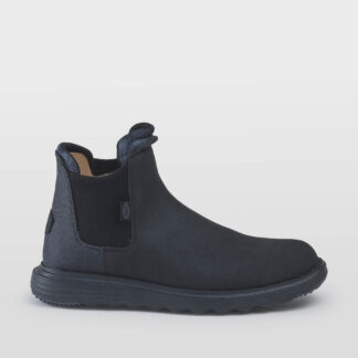 HEYDUDE UOMO CALZATURE BEATLES NABUCK NERO 40, 41-2, 42, 43-2, 44-2, 45-2 immagine n. 1/5