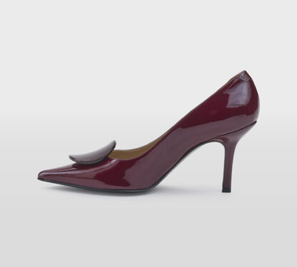 PROSPERINE DONNA DECOLLETTE' DECOLTE' VERNICE BORDO' 35, 36, 37-2, 37, 38-2, 39-2, 40 immagine n. 2/5