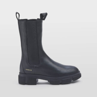 COPENHAGEN DONNA Donna BEATLES ALTO PELLE NERO 36, 37-2, 38-2, 39-2, 40, 41-2 immagine n. 1/5