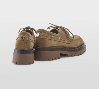 steve madden DONNA Donna MOCASSINO BARCA CAMOSCIO TAAUPE 35-2, 36, 37, 38-2, 38, 39-2, 40, 41-2 immagine n. 4/5
