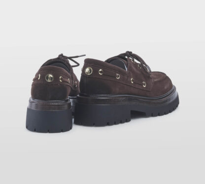 steve madden DONNA Donna MOCASSINO BARCA CAMOSCIO MARRONE 35-2, 36, 37-2, 37, 38-2, 38, 39-2, 40, 41-2 immagine n. 4/5