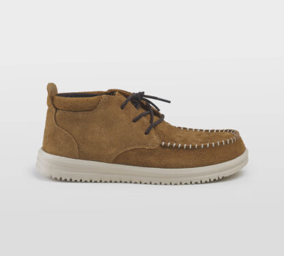 HEYDUDE UOMO CALZATURE POLACCHINO CAMOSCIO CUOIO 40, 41-2, 42, 43-2, 44-2, 45-2 immagine n. 1/5