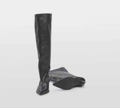 ELENA iachi DONNA Donna STIVALE A TUBO PELLE NERO 34-2, 34, 35, 35-2, 36, 36-2, 37-2, 37, 38-2, 38, 39-2, 39, 4, 40, 40-2, 41-2, 41, 42, 42-2, 43-2, 43, 44-2, 44, 45-2, 46-2 immagine n. 5/5