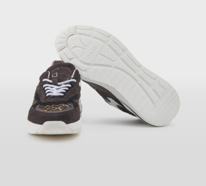 D.A.T.E DONNA Donna SNEAKERS RUNNING CAMOSCIO MORO MACULATO 36, 37-2, 38-2, 39-2, 40, 41-2 immagine n. 5/5