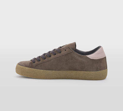 D.A.T.E DONNA Donna SNEAKERS CAMOSCIO TAUPE 37-2, 38-2, 39-2, 40, 41-2 immagine n. 2/5
