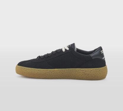 PURAI UOMO CALZATURE SNEAKERS CAMOSCIO NERO 40, 41-2, 42, 44-2 immagine n. 2/5