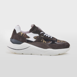 D.A.T.E DONNA Donna SNEAKERS RUNNING CAMOSCIO MORO MACULATO 36, 37-2, 38-2, 39-2, 40, 41-2 immagine n. 1/5