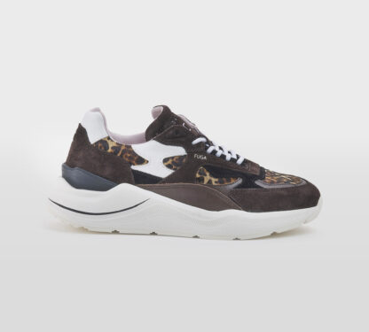 D.A.T.E DONNA Donna SNEAKERS RUNNING CAMOSCIO MORO MACULATO 36, 37-2, 38-2, 39-2, 40, 41-2 immagine n. 1/5