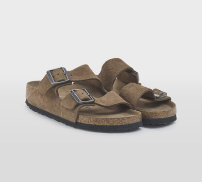 BIRKENSTOCK DONNA CIABATTA ANATOMICA ARIZONA CAMOSCIO DARK TEA 35, 36, 37-2, 38-2, 39-2, 40, 41-2, 42, 43-2, 44-2, 45-2 immagine n. 3/5