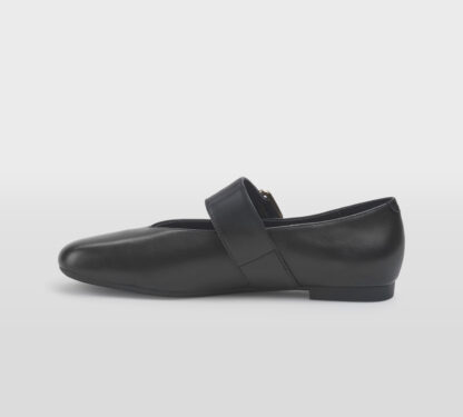 LOAFER DONNA Donna BALLERINA BEBE' PELLE NERO 37-2, 38-2, 39-2, 40, 41-2 immagine n. 2/5
