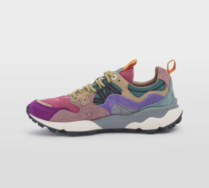 FLOWER MOUNTAIN DONNA Donna SNEAKERS MULTI CAMOSCIO PINK 36, 37-2, 38-2, 39-2, 40, 41-2 immagine n. 2/5