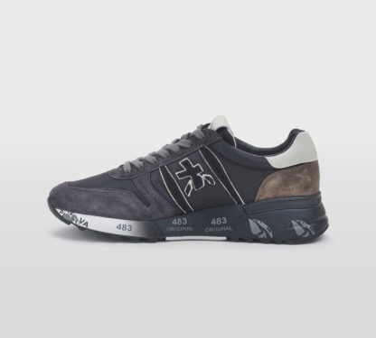 premiata UOMO CALZATURE SNEAKERS LANDER NERO FUMO 40, 41-2, 42, 44-2, 45-2, 43-2, 46-2 immagine n. 2/5