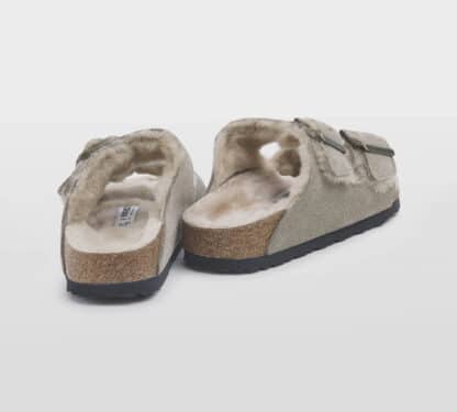 BIRKENSTOCK UNISEX Unisex ARIZONA SHEARLING TAUPE 36, 37-2, 38-2, 39-2, 40, 41-2 immagine n. 4/5