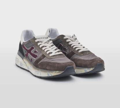 premiata UOMO CALZATURE SNEAKERS MICK MARRONE VINACCIA 40, 41-2, 42, 43-2, 44-2, 45-2 immagine n. 3/5