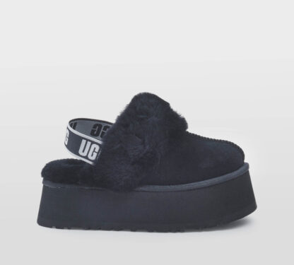 UGG DONNA Donna SABOT PLATFORM MONTONE NERO 36, 37-2, 38-2, 39-2 immagine n. 1/5