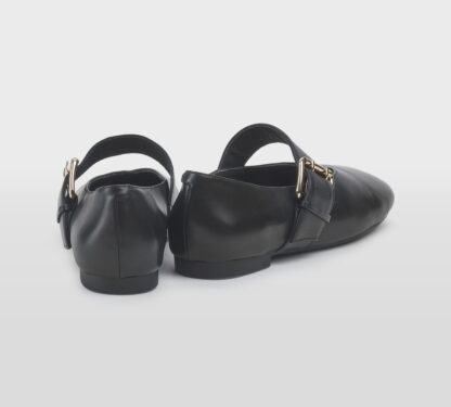 LOAFER DONNA Donna BALLERINA BEBE' PELLE NERO 37-2, 38-2, 39-2, 40, 41-2 immagine n. 4/5