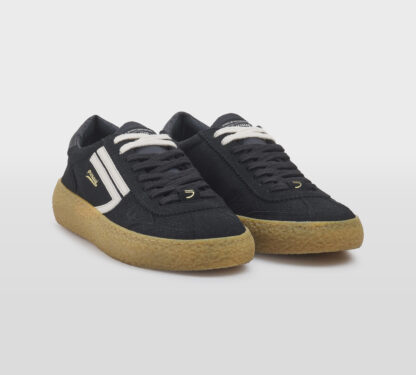 PURAI UOMO CALZATURE SNEAKERS CAMOSCIO NERO 40, 41-2, 42, 44-2 immagine n. 3/5