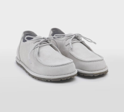 BIRKENSTOCK UNISEX SCARPA ANATOMICA UTTY CAMOSCIO BIANCO ANTICO 36, 37-2, 39-2, 40, 41-2 immagine n. 3/5
