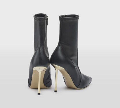 NINALILOU DONNA Donna STIVALETTO STRETCH PELLE NERO 36, 37-2, 38-2, 39-2 immagine n. 4/5