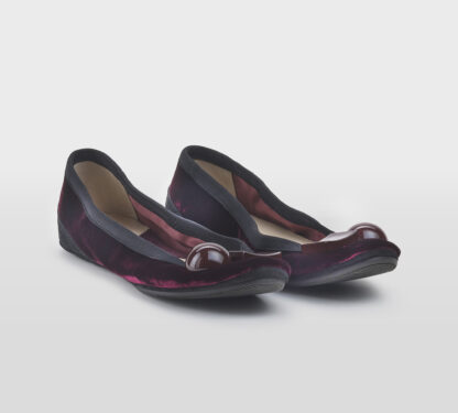DOVE NUOTANO GLI S DONNA Donna BALLERINA VELLUTO BORDO' 37-2, 38-2, 39-2, 40, 41-2 immagine n. 3/5