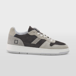 D.A.T.E UOMO CALZATURE SNEAKERS COURT CAMOSCIO BEIGE MARRONE 40, 41-2, 42, 43-2, 44-2, 45-2 immagine n. 1/5