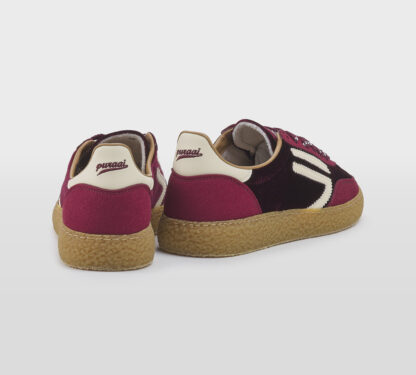PURAI DONNA Donna SNEAKERS VELLUTO VINACCIA 36, 37-2, 38-2, 39-2, 40, 41-2 immagine n. 4/5
