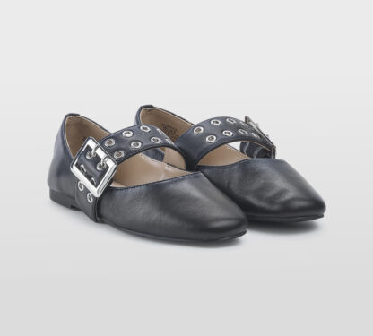 steve madden DONNA Donna BEBE' PELLE NERO FIBBIA 35-2, 36, 37-2, 37, 38-2, 38, 41-2 immagine n. 3/5