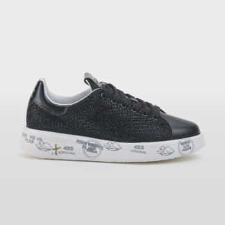 premiata DONNA Donna SNEAKERS BELLE SWAROVSKY NERO 36, 37-2, 38-2, 39-2, 40 immagine n. 1/5