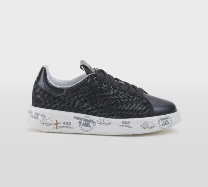 premiata DONNA Donna SNEAKERS BELLE SWAROVSKY NERO 36, 37-2, 38-2, 39-2, 40 immagine n. 1/5