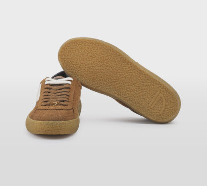 PURAI UOMO CALZATURE SNEAKERS CAMOSCIO CUOIO 41-2, 42, 43-2, 44-2, 45-2 immagine n. 5/5