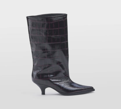 ELENA iachi DONNA Donna STIVALE PELLE BORDO' STAMPA COCCO 36, 37-2, 37, 38-2, 39-2, 40, 41-2 immagine n. 1/5