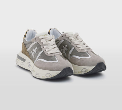 premiata DONNA Donna SNEAKERS CASSIE FANGO ANIMALIER 36, 37-2, 38-2, 39-2, 40, 41-2 immagine n. 3/5