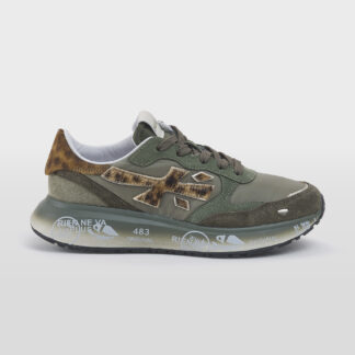 premiata DONNA Donna SNEAKERS LAURYN MILITARE MACULATO 36, 37-2, 38-2, 39-2, 40 immagine n. 1/5