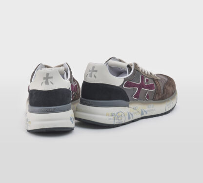premiata UOMO CALZATURE SNEAKERS MICK MARRONE VINACCIA 40, 41-2, 42, 43-2, 44-2, 45-2 immagine n. 4/5