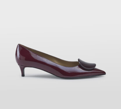 PROSPERINE DONNA DECOLLETTE' DECOLTE' VERNICE BORDO' 36, 37-2, 38, 39-2, 40, 41-2 immagine n. 1/5