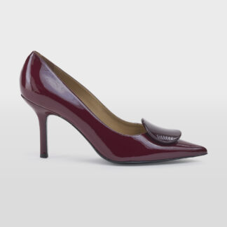 PROSPERINE DONNA DECOLLETTE' DECOLTE' VERNICE BORDO' 35, 36, 37-2, 37, 38-2, 39-2, 40 immagine n. 1/5