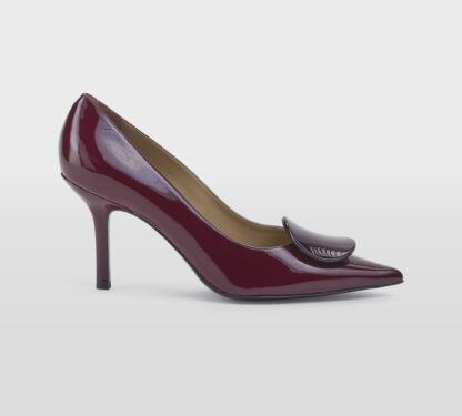 PROSPERINE DONNA DECOLLETTE' DECOLTE' VERNICE BORDO' 35, 36, 37-2, 37, 38-2, 39-2, 40 immagine n. 1/5