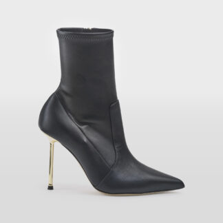 NINALILOU DONNA Donna STIVALETTO STRETCH PELLE NERO 36, 37-2, 38-2, 39-2 immagine n. 1/5