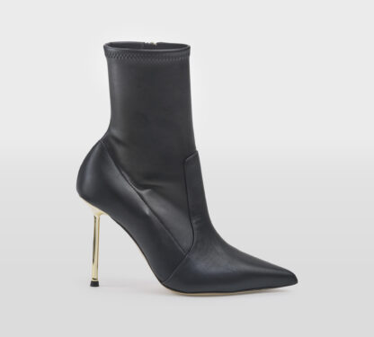 NINALILOU DONNA Donna STIVALETTO STRETCH PELLE NERO 36, 37-2, 38-2, 39-2 immagine n. 1/5