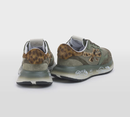 premiata DONNA Donna SNEAKERS LAURYN MILITARE MACULATO 36, 37-2, 38-2, 39-2, 40 immagine n. 4/5