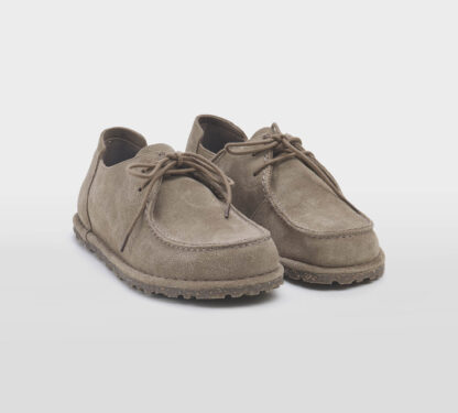 BIRKENSTOCK UNISEX SCARPA ANATOMICA UTTY CAMOSCIO TAUPE 36, 37-2, 39-2 immagine n. 3/4